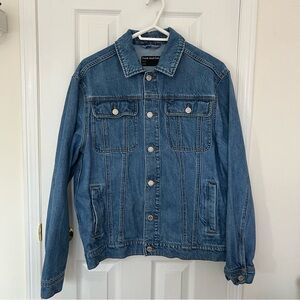 Unisex Loose Blue Denim Jacket